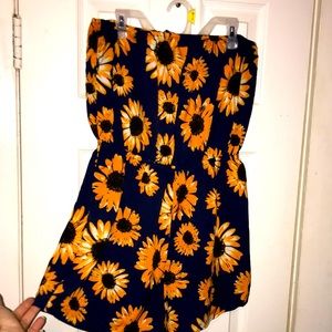 Large Sunflower Romper